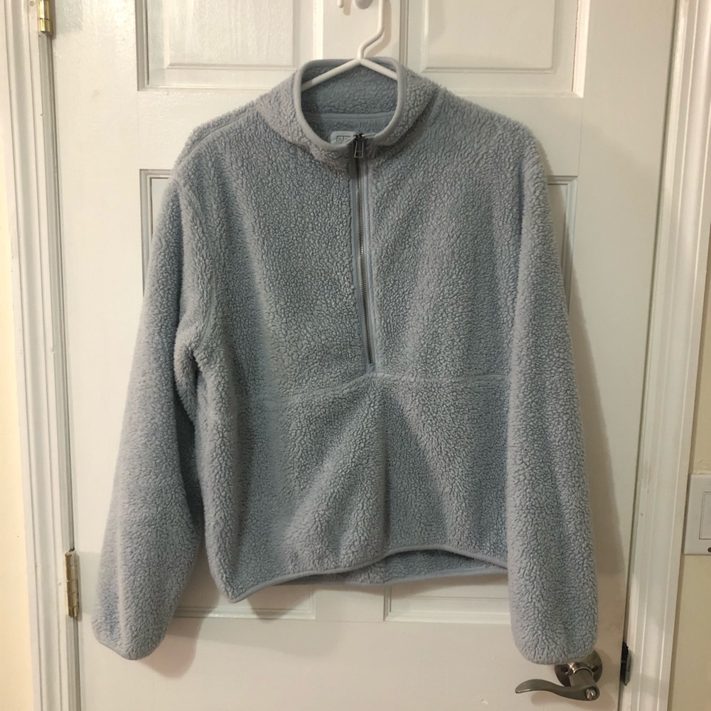 Core Life Fuzzy Half Zip Hoodie